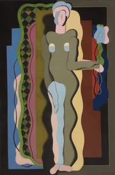 Akt mit Blume, 1928