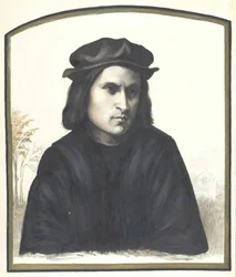 Ohne Titel [Mann in Renaissancekleidung], 1855-1868