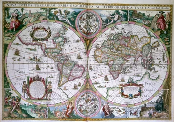 Weltkarte. Nova Totius Terrarum Orbis