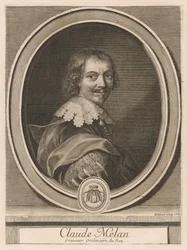 Claude Melan, aus dem Buch Les hommes illustres, Band II, von Charles Perrault