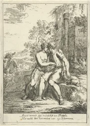 Aminta und Thestylis