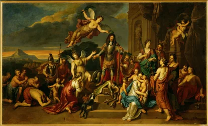 Allegorie auf die Herrschaft von Kaiser Leopold