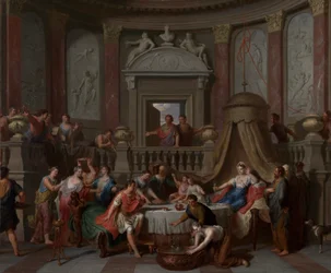 Das Bankett der Kleopatra, ca. 1700