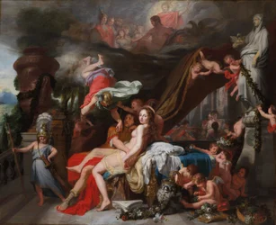 Hermes befiehlt Kalypso, Odysseus freizulassen