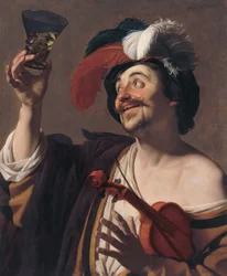 Fröhlicher Geiger