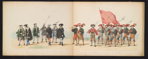 Maskerade der Leidener Studenten, 1855 (Tafel 3)