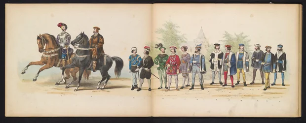 Maskerade der Leidener Studenten, 1855 (Platte 4)