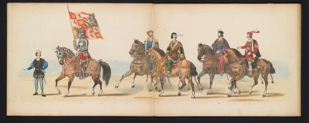 Maskerade der Leidener Studenten, 1855 (Platte 7)