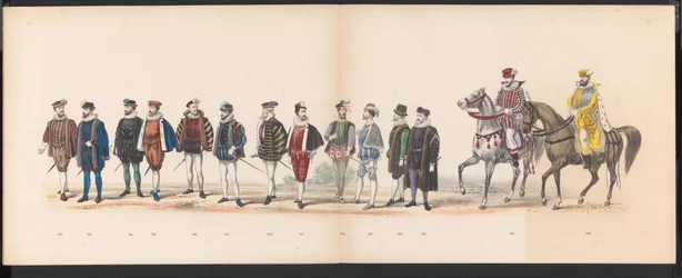 Maskerade der Leidener Studenten, 1870 (Gecostumeerde optogt gehouden door de leden van het Leidsche studentencorps den 7den Junij 1870)