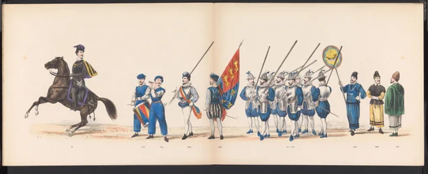 Maskerade der Leidener Studenten, 1870 (Tafel 16)
