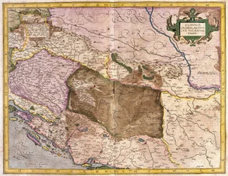 Sklavonien, Kroatien, Bosnien und Dalmatien (Gravur)