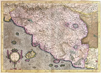 Toskana, Italien (Stich)