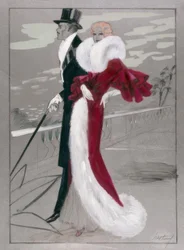 Mode, Ballgarderobe um 1930