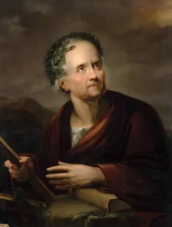 Porträt von Friedrich Gottlieb Klopstock 1724-1803