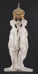 Die drei Grazien, Grabmonument mit dem Herzen Heinrichs II. (1519-59), 1559