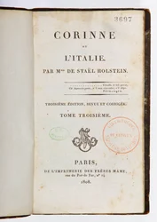 Titelseite von Corinne ou l