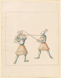 Freydal, Das Buch der Turniere und Turniere von Kaiser Maximilian I.: Kämpfe zu Fuß (Turniere)(Band III): Tafel 162