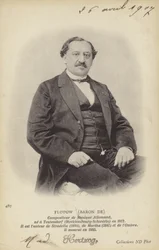 Baron de Flotow, deutscher Komponist (1812-1883)