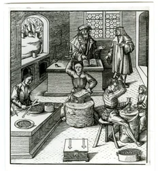 Eine frühe europäische Münzstätte aus dem sechzehnten Jahrhundert, aus Der Weisskunig