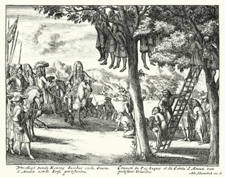 Gräueltaten gegen irische Protestanten durch James II. und den Comte d