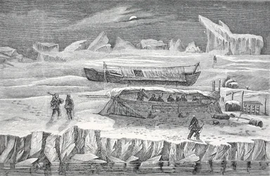 Biwak in Booten, London, 1874