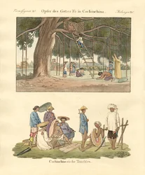 Gebrauche und Kleider der Cochin-Chinesen