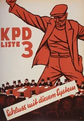 Wahlplakat der Kommunistischen Partei, 1932