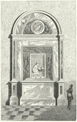 Dantes Grab in Ravenna, Italien (Stich)