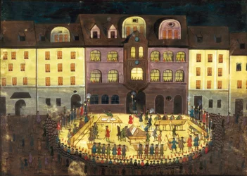 Abendmusik an einem Hamburger Musikkollegium, ca. 1740