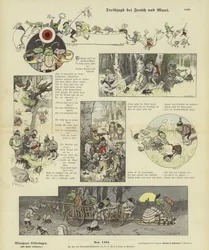 Frösche und Mäuse gehen auf die Jagd