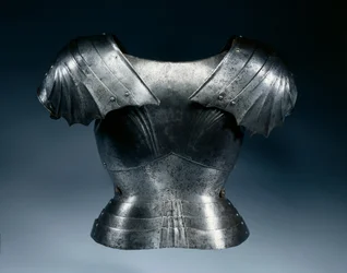 Gotische Rückenplatte, ca. 1475-1500