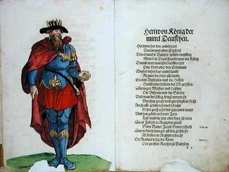 Heriwon, König der Mitteldeutschen, aus „Der Ursprung der ersten zwölf alten Könige und Fürsten der deutschen Nation“