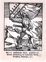 Freiheit, Illustration des Bauernaufstands, 1522