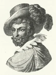 Luis de Camoes, portugiesischer Dichter (Stich)