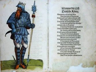 Mannus, der erste deutsche König, aus 