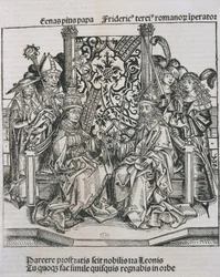 Begegnung zwischen Papst Pius II. und Friedrich III., Kaiser von Deutschland