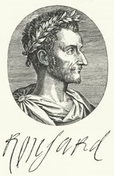 Pierre de Ronsard, französischer Dichter (Gravur)