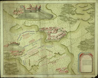 Plan der Schlacht bei Mollwitz am 10. April 1741
