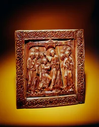 Plakette mit dem ungläubigen Thomas, ca. 1140-60