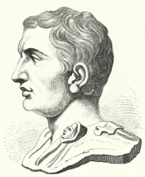 Pompeius der Große, römischer Politiker und Soldat (Gravur)
