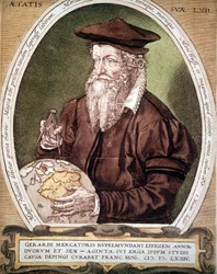 Porträt von Gerhard Kremer (Gerardus Mercator) (1512-1594)
