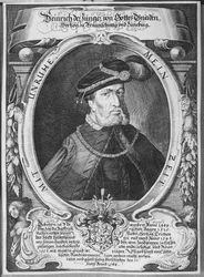 Porträt von Heinrich dem Jüngeren (1489-1568), Herzog von Braunschweig und Lüneburg