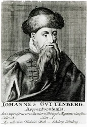 Porträt von Johannes Gutenberg