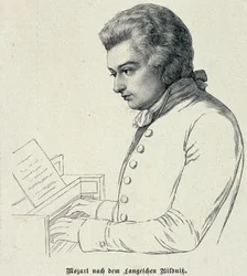 Porträt von Wolfgang Amadeus Mozart (1756-91)