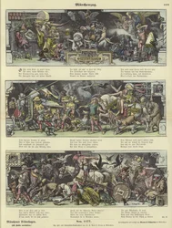 Prozession von Märchenfiguren
