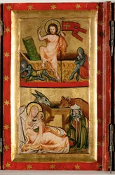 Auferstehung und schlafende Wächter (oben)