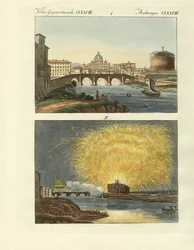 Seltsame Gebäude in Rom