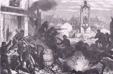 Straßenkämpfe in Chateaudun, Cassells Geschichte des Krieges zwischen Frankreich und Deutschland