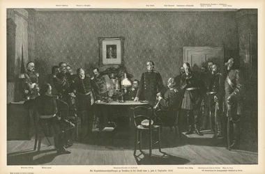 Kapitulationsverhandlungen in Donchery, Frankreich, 1.-2. September 1870