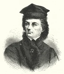 Tadeusz Kosciuszko, polnisch-litauischer General, der einen Aufstand gegen die russische und preußische Herrschaft führte (Stich)